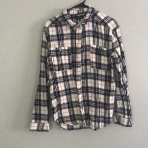 plaid button up